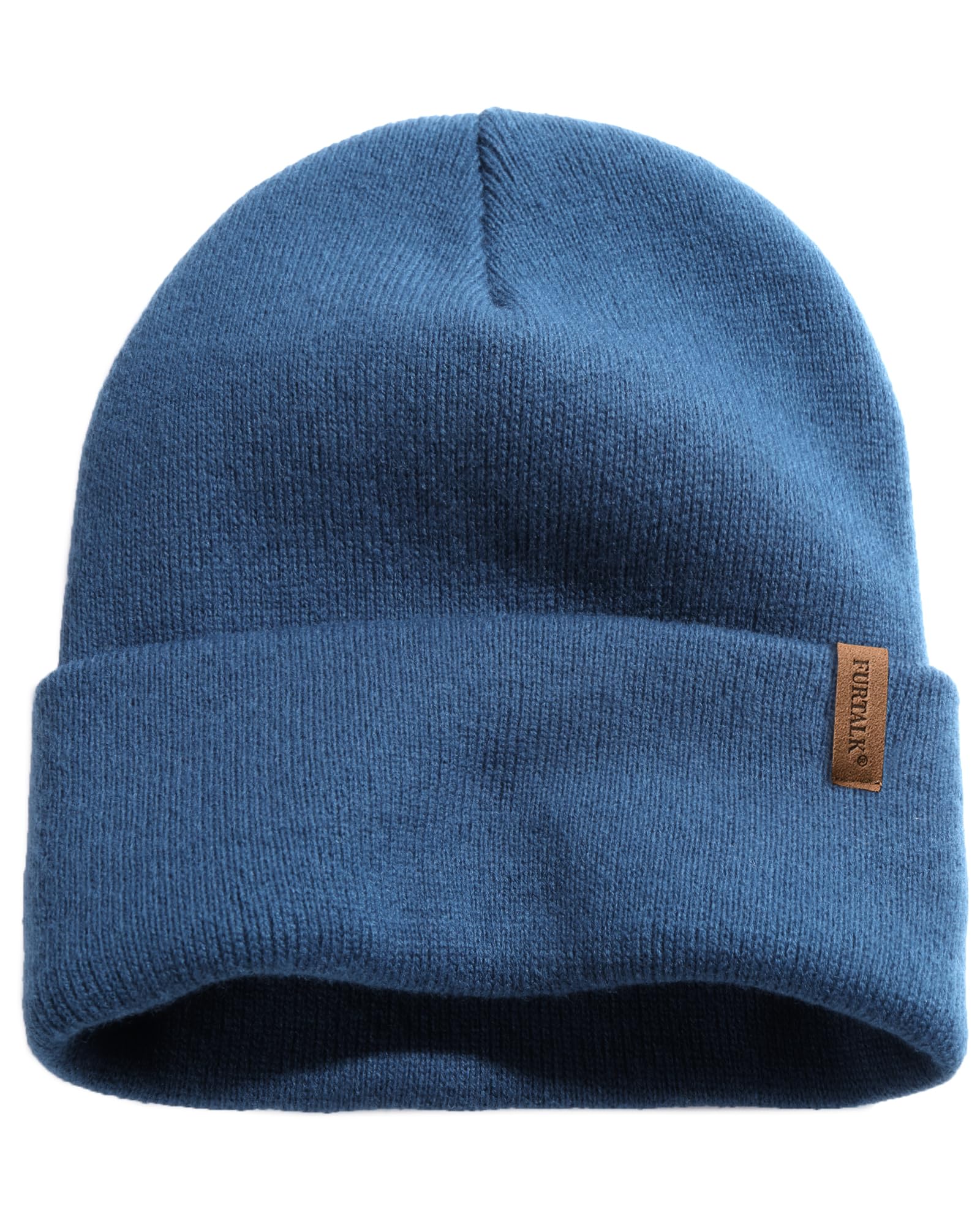 FURTALK Beanie for Men Women Cuffed Thick Knitted Unisex Winter Hat Beanies Skull Cap